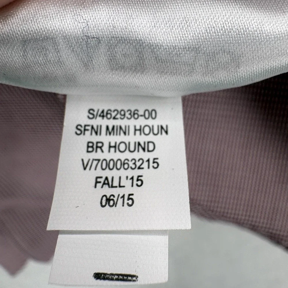 Banana Republic Dress Shirt Mens Medium 15.5 Red Houndstooth Slim Fit Non Iron